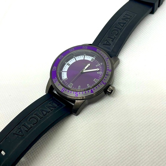 Invicta Vintage Purple Diver Men’s Watch RARE - Picture 2 of 6